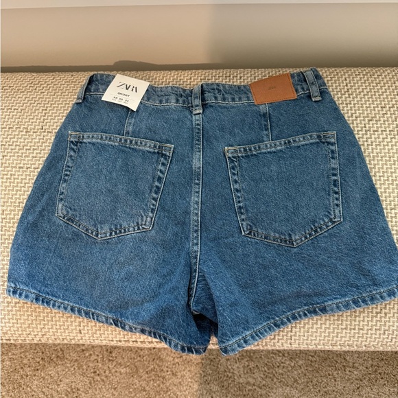 Zara Wrap Denim Skort - Picture 5 of 6